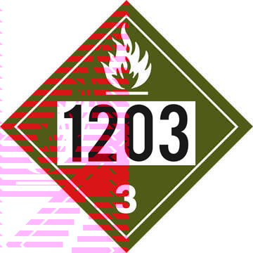 1203 Class 3 DOT Decal