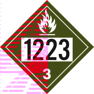 1223 Class 3 DOT Decal
