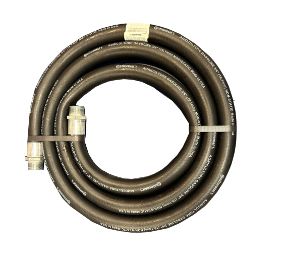 AGRICULTURAL GASOLINE 3/4" X 8' Black Hose