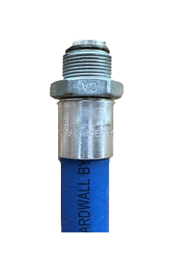 3/4" X 9' Hardwall Steelflex Blue Hose