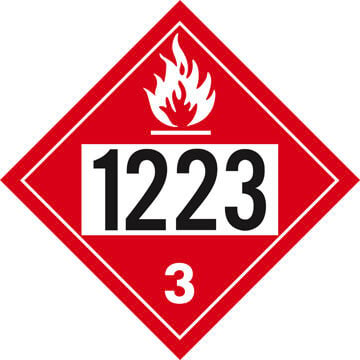 1223 Class 3 DOT Decal