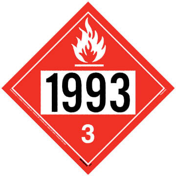 1993 Class 3 DOT Decal