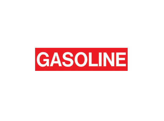 3X12 Gasoline Decal