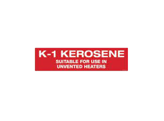 3X12 K-1 Kerosene Decal